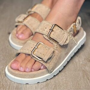 Matisse Footwear's Birkenstock Style Sandals in Natural Women’s Size 8